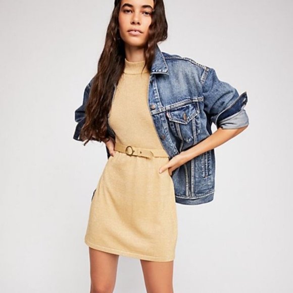 Free People French Girl Mini Dress, M - Picture 2 of 4